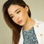 Серьги-пусеты Большой круговорот в серебре 1.9 см 122547 Оникс