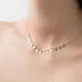 Золоте кольє Монетки кол01415 Онікс 40
