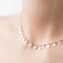 Золоте кольє Монетки кол01415 Онікс 40