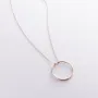 Колье Большой круговорот в красном золоте кол01851 Оникс 40