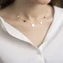 Золоте кольє з сердечками кол.01451 Онікс 45