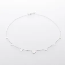 Золоте кольє з сердечками кол.01451 Онікс 45