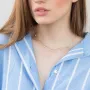 Золота каблучка з фіанітами.