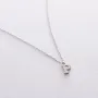 Серебряное колье с буквой Р 18972б Оникс 45