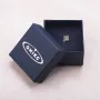 Серебряный крестик с позолотой 131799 Оникс