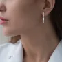 Срібні сережки 122909 Онікс