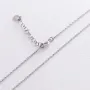 Серебряное колье с буквой С 18618б Оникс 45