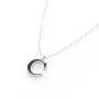 Серебряное колье с буквой С 18618ч Оникс 40