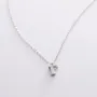 Серебряное колье с буквой Г 18970б Оникс 45