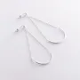 Серебряные серьги Баланс 122883 Оникс