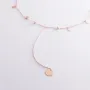 Золоте кольє Краплинки кол01625 Онікс 45