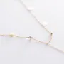 Колье Капельки в желтом золоте кол01630 Оникс 42