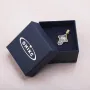 Серебряный крест Спас Нерукотворный. Успение Божией Матери 132466 Оникс