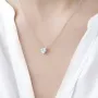 Срібна каблучка Серце 18393 Онікс
