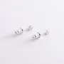 Срібна каблучка з фіанітами 12323 Онікс.