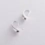 Серебряные серьги Капельки 122887 Оникс