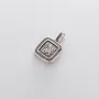 Серебряная ладанка Божия Матерь Семистрельная 132886 Оникс 2.40 г