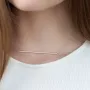 Срібне кольє Миттєвість 181050 Онікс 36
