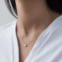 Золота каблучка з фіанітом.