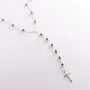 Золоте кольє з хрестиком (фіаніт).