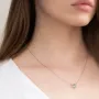 Золоте кольє з топазом.