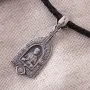 Серебряная ладанка с Божьей Матерью 13540 Оникс
