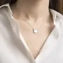 Серебряное колье с бабочкой (фианит) 18778 Оникс 60