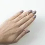 Золоті сережки-підвіски з фіанітами.