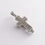 Серебряный крест-мощевик с распятием 132258 Оникс