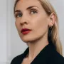 Сережки-пусети Великі крапельки у жовтому золоті 1.7*1.2 см с06316 Онікс