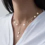 Кольє Монетки в жовтому золоті кіль01553 Онікс 44