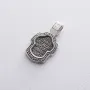 Серебряная ладанка Святитель Николай Чудотворец 132952 Оникс