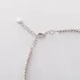 Серебряное колье в стиле минимализм 18849 Оникс 40