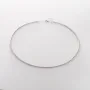 Серебряное колье в стиле минимализм 18849 Оникс 40