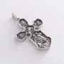 Срібний хрест Розп'яття. Казанська ікона Божої Матері з майбутніми святими 13537