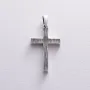 Серебряный крестик с чернением 132700ч Оникс