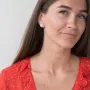 Золоті сережки-пусети Сяйво (ім. опал, фіаніт) 10 мм с06327 Онікс
