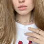 Срібне кольє Свобода 181037 Онікс 42