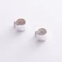 Серебряные серьги Кольца 122786 Оникс
