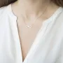 Золотое колье Бесконечность кол01099 Оникс 45