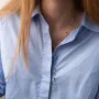 Золоте кольє з хрестиком (фіаніт).