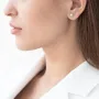 Золотые серьги-пусеты с бриллиантами сб0226са Оникс