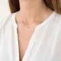 Золота каблучка з фіанітом.