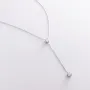 Серебряное колье с фианитами 181096 Оникс 45