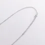 Серебряное колье с фианитами 181096 Оникс 45