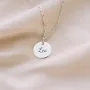 Срібний кулон Мій малюк (метрика народження) 132724метр Онікс