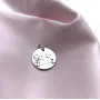 Срібний кулон Маленький принц (гравірування з двох сторін кулона) 132724мп Онікс