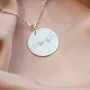 Срібний кулон Дотик Творця (2.1 см) 132724соз Онікс