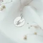 Срібний кулон Мамине кохання 132724мл Онікс