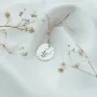 Срібний кулон Мамине кохання 132724мл Онікс